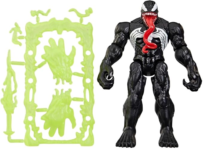 Marvel Spider-Man ActionVerse Venom Action Figure & Accessories, 4.5-Inch (11.4 CM) Super Hero Toys & Figures for Kids, Ages 4+