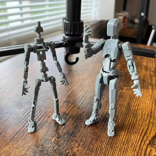 Dumwick Titan 13 Action Figure,2026 New Lucky Robot 13 Action Figures,3D Printed Action Figure,Dummy Robot 13 Action Figures Desktop Decorations Game Gifts (White,1pc)