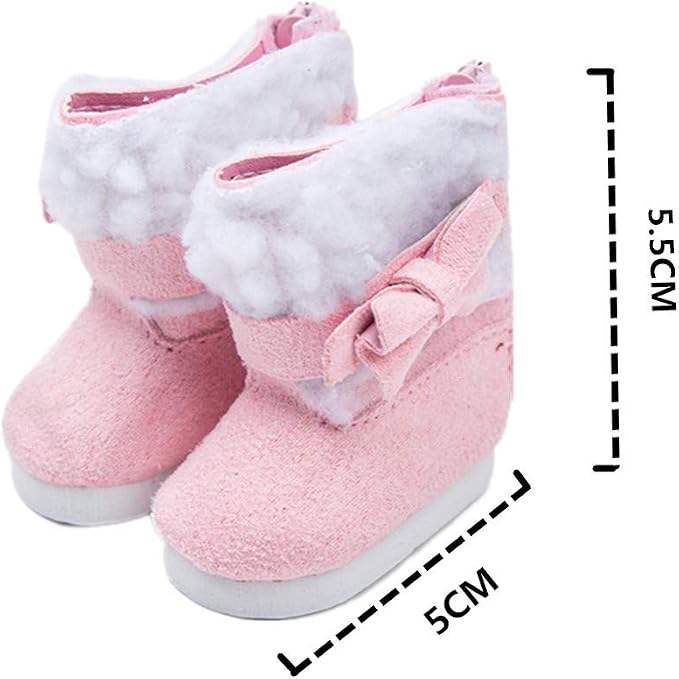 6 Pairs Doll Shoes Fits 14.5 Inch Doll American Wellie Wishers Dolls 100% Get Boots Doll Accessories