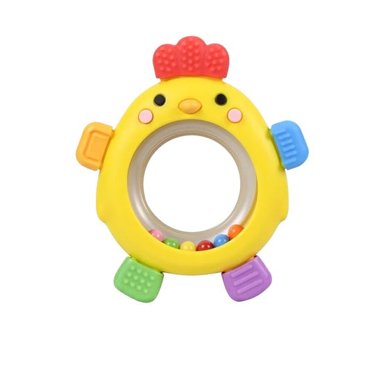 Baby Teether for 0-6 Months, Soft Silicone Teething Toy, Freezer Safe Cooling Relief, Easy Grip Design, BPA Free Baby Teething Toys 0-6 6-12 Months
