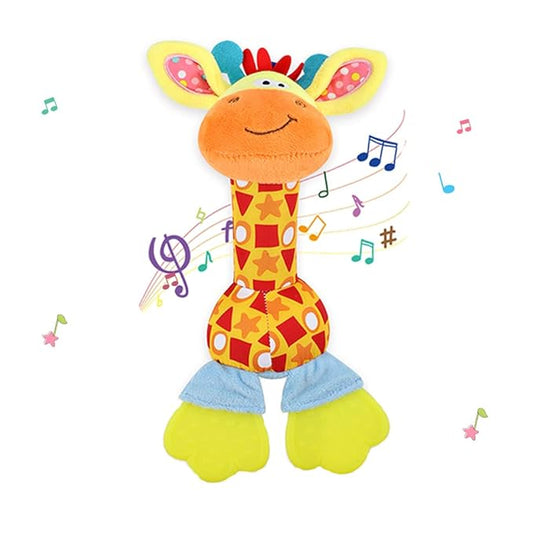 Baby Rattles Toys for 0-6-12 Months, Newborn Shaker Sensory Toys for 3-12 M