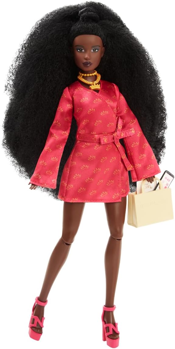 Naturalistas Liya 3 Fashion Doll with Sunday Brunch Fashion Pack, 11.5 Inch Articulated Doll with Authentic Textured Hair, Poseable Collectible Doll for Kids Ages 3+