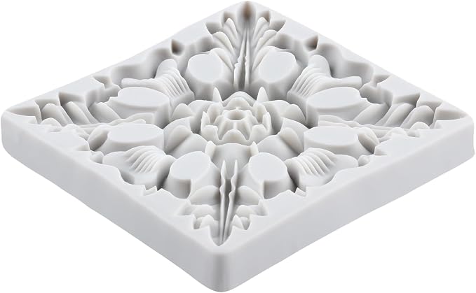 Baroque Polymer Clay Mold Baroque Relief Flower Silicone Molds for DIY Craft Epoxy Resin Casting Polymer Clay Tools Crafts Air Dry Jewelry Making