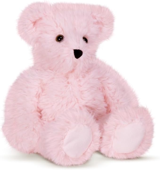 Vermont Teddy Bear Pink Teddy Bear Stuffed Animal | Baby Girl Plush with 100% Recycled Filling | 13 Inch | Super Soft Teddy Bear Collection