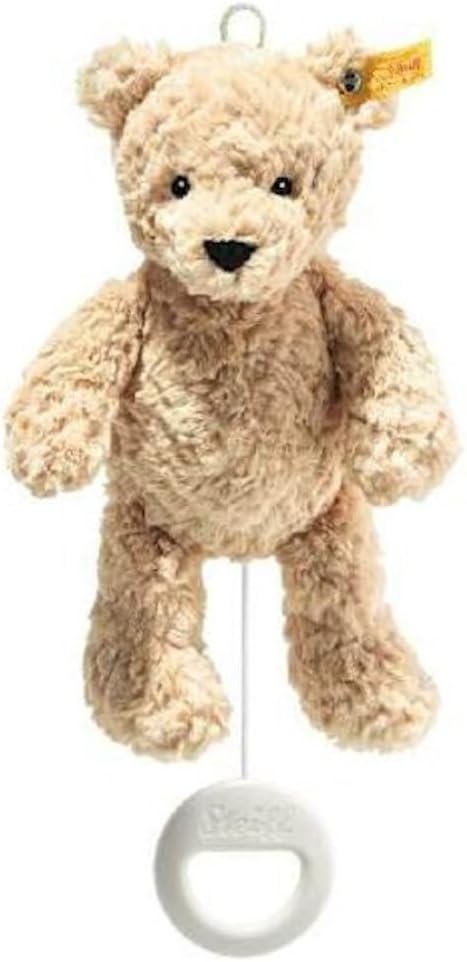 Steiff Teddy Bear Jimmy Music Box, 26 cm, Light Brown