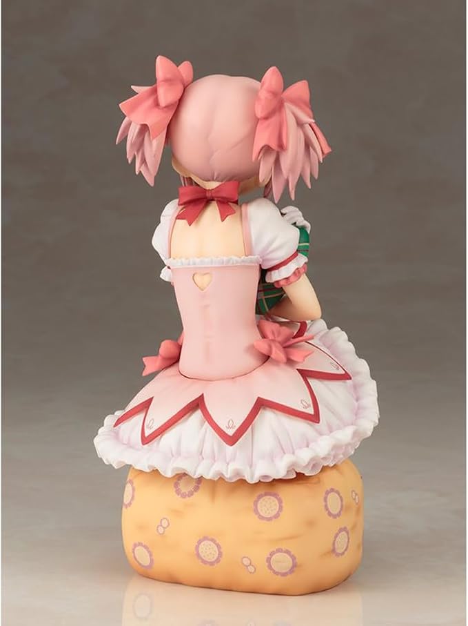 QAHEART Anime AkemiHomura Figure Madoka Kaname Action Figure Anime Girl Sitting Statue Figurine 5.51in