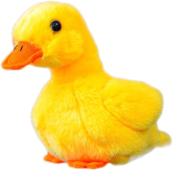 TAMMYFLYFLY Yellow Chick Stuffed Animal Chicken White 5 inches, 12cm, Plush Toy, Duck Soft Toy (1Yellow Duck)