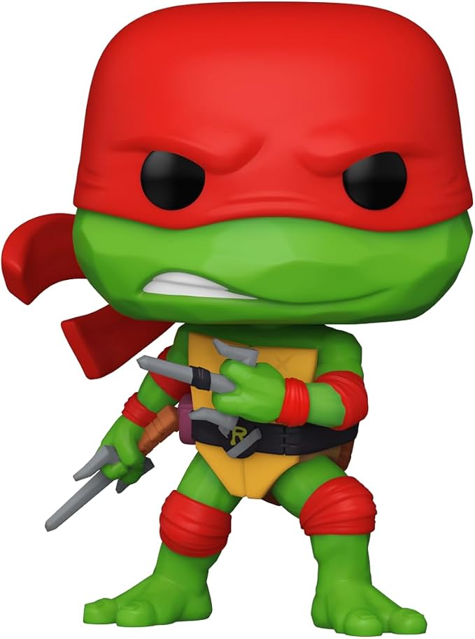 Funko POP! Movies: Teenage Mutant Ninja Turtles (TMNT) Raphael - Collectable Vinyl Figure - Gift Idea - Official Merchandise - for Kids & Adults - Movies Fans