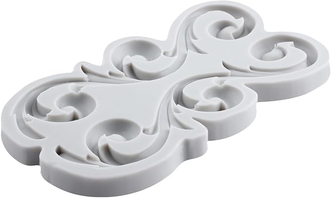Baroque Relief Polymer Clay Mold Scroll Relief Lace Silicone Molds for DIY Craft Epoxy Resin Casting Polymer Clay Tools Crafts Air Dry Jewelry Making