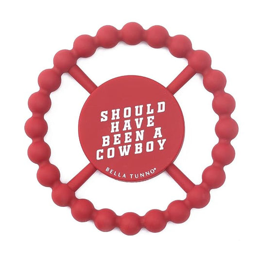 Baby Teether by Bella Tunno, Silicone Teethers for Babies 3-6 Months, 6-12 Months, Baby Toys, Pacifier, Teething Relief, Boys, Girls, Cowboy