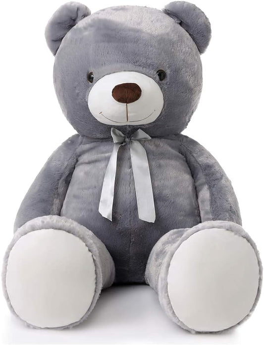 MaoGoLan Giant Grey Teddy Bear 47 inch 4 feet Large Stuffed Gray Teddy Bears Stuffed Animals for Girlfriend Children