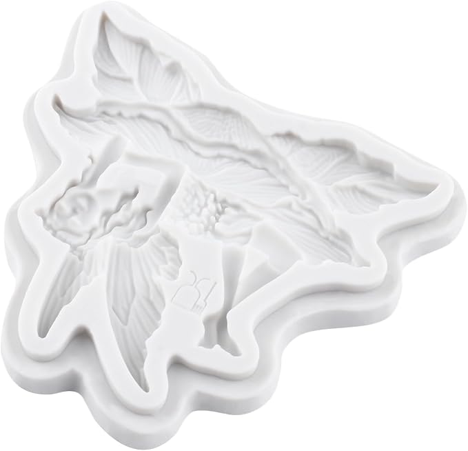 Fairy Polymer Clay Molds Flower Fairy Silicone Mold for DIY Crafts Epoxy Resin Casting Polymer Clay Tools Craft Air Dry Jewelry Making