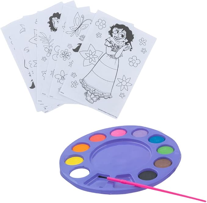 Innovative Designs Disney Encanto Creativity Fun Kids Art Set for Coloring, Painting, and Crafts