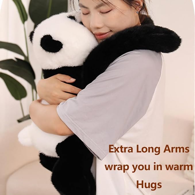 25.6 inch Panda Weighted Stuffed Animals, Weighted Plush Animal, Cute Soft Plush Toy Pillow Hugging Plushie Birthday Gifts for Kids Adults