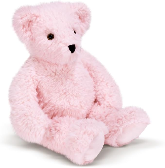 Vermont Teddy Bear | Pink Teddy Bear Stuffed Animal | Soft Pink Plush with 100% Recycled Filling, Designed in USA | 18 Inch | Cuddly Gift | Super Soft Teddy Bear Collection