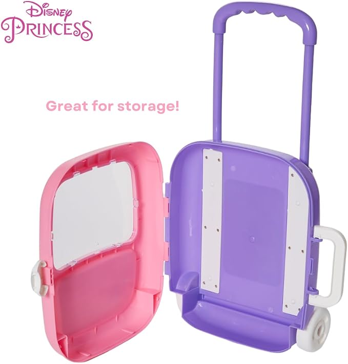 Disney Princess Color and Roll Activity Set with Carrying Case, Stickers, & Art Supplies