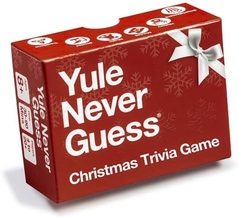 Christmas Trivia Game - Christmas Games for Family Party - Christmas Games - Christmas Family Games