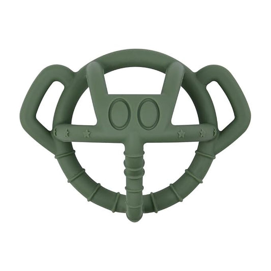 3D Elephant Teether,Kids Toy,Soft Silicone,Chewlery BPA-Free (1 Pack)