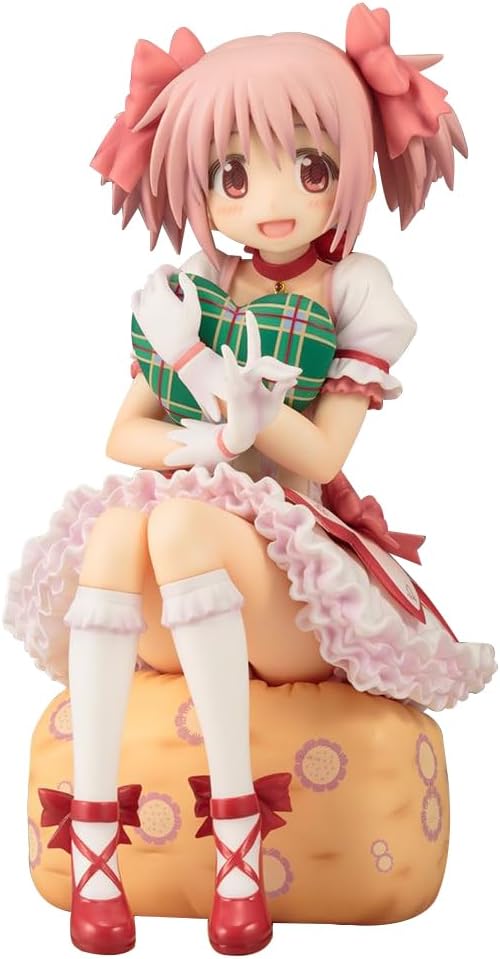 QAHEART Anime AkemiHomura Figure Madoka Kaname Action Figure Anime Girl Sitting Statue Figurine 5.51in