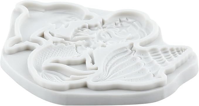 Mermaid Polymer Clay Molds Mermaid Dolphin Conch Silicone Mold for DIY Craft Resin Casting Molds DIY Crafts Air Dry Polymer Clay Tools Jewelry Making