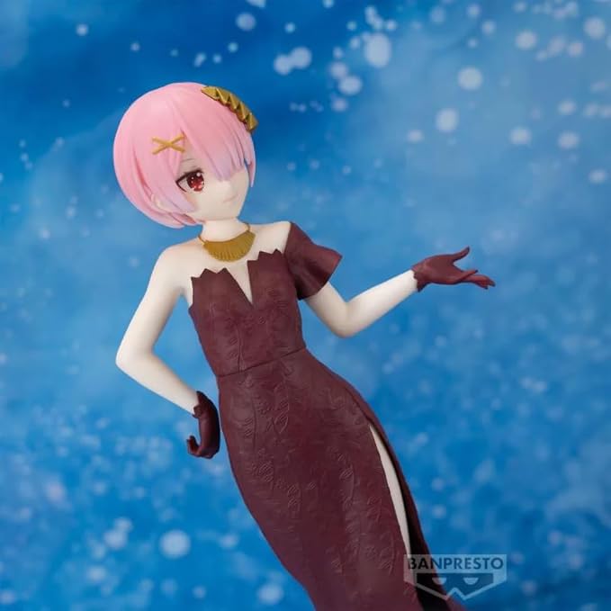 Banpresto - Re:Zero-Starting Life in Another World - Ram, Bandai Spirits Glitter & Glamours Figure