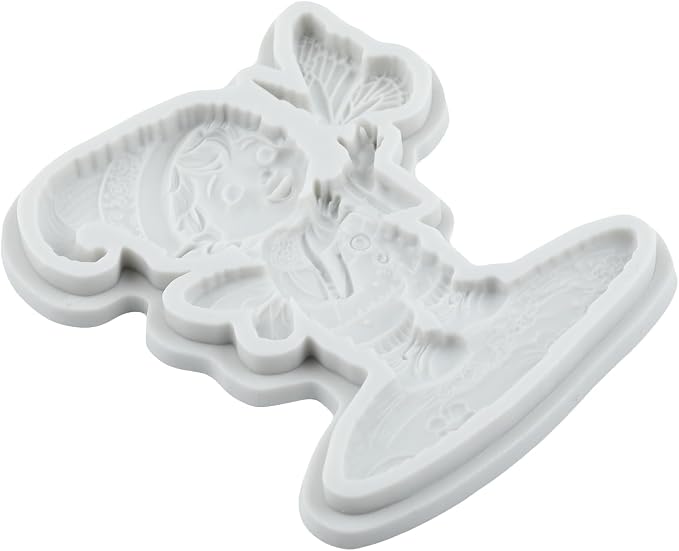 Elf Boy Polymer Clay Mold Butterfly Fairy Silicone Molds for DIY Craft Epoxy Resin Casting Polymer Clay Tools Crafts Air Dry Jewelry Making