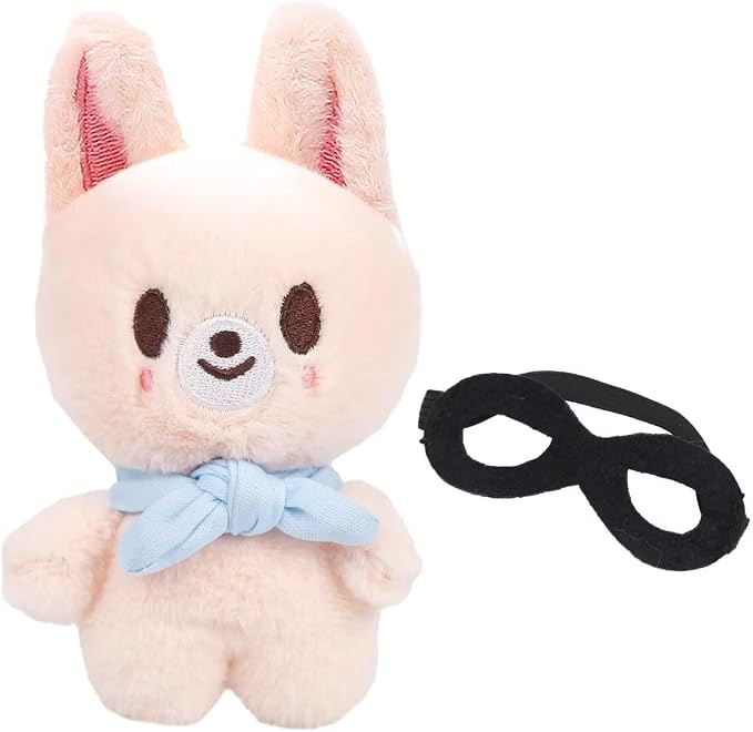 JUNG KOOK SKZ Plushies Skzoo 3RD Stuffed Animal Toy Skz Merch Fans Meeting Dolls with Sunglasses Removable for Fans (FoxI.Ny)