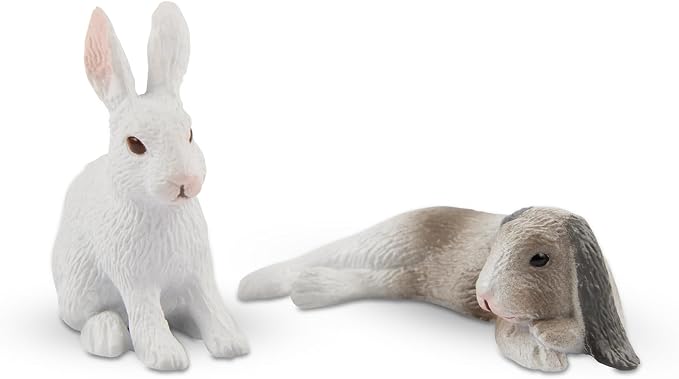 Terra by Battat – Adorable Plush Bunny Toy – Soft Rabbit Figurine for Kids – Cute Easter Stuffed Animal – Perfect for Playtime & Decoration – Bunny House & Hutch Accessory – Gift for Toddlers & Kids