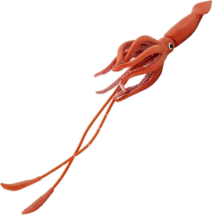 Safari Ltd. Giant Squid Figurine - Realistic 9.5" Sea Creature Figure - Educational Toy for Boys, Girls, and Kids Ages 3+