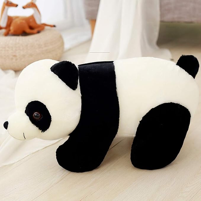 Stuffed Panda Animal Plush Toy 12 Inches Animal Stuffed Plushies Super Soft Cute Cuddly Pillow Cushion Stuff Dolls Birthday Xmas Gifts for Children Kids Boys Girls Room Decor Bedtime, 12Inches