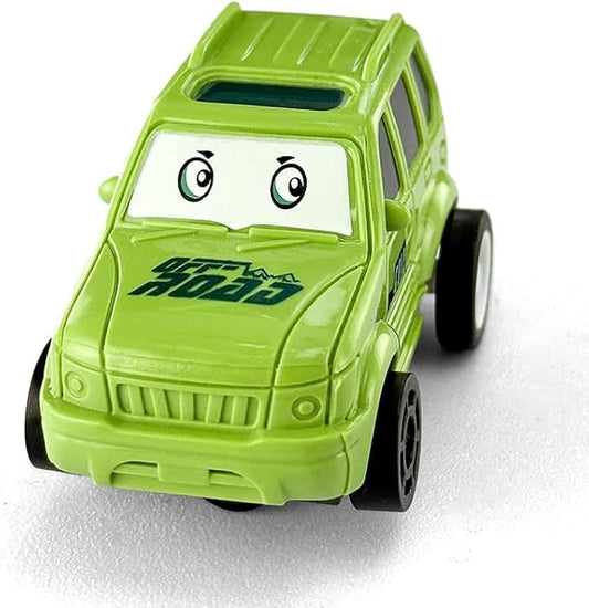 Race Car - Individual Vehicle for Puzzle Track Sets & Race Tracks for Kids Ages 4-8 | Boys Toys Age 4-6 (Jeep)