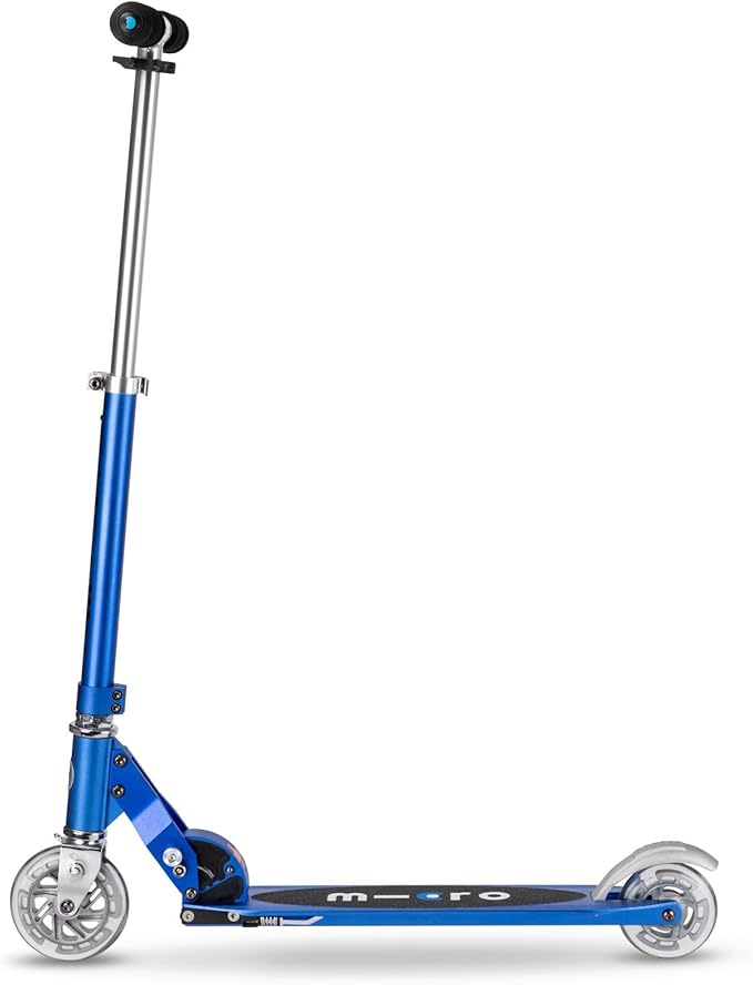 Micro Kickboard | Sprite Foldable Kid & Teen Scooter for Ages 6+ | Children up to 220 lbs | 2 Wheel | Compact for Travel & Storage | Adjustable T Bar | Smooth Ride PU Wheels | Swiss Design