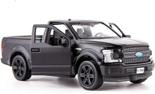 TGRCM-CZ 1/36 Scale F150 Pickup Truck Casting Car Model, Zinc Alloy Toy Car for Kids, Pull Back Vehicles Toy Car for Toddlers Kids Boys Girls (Black)