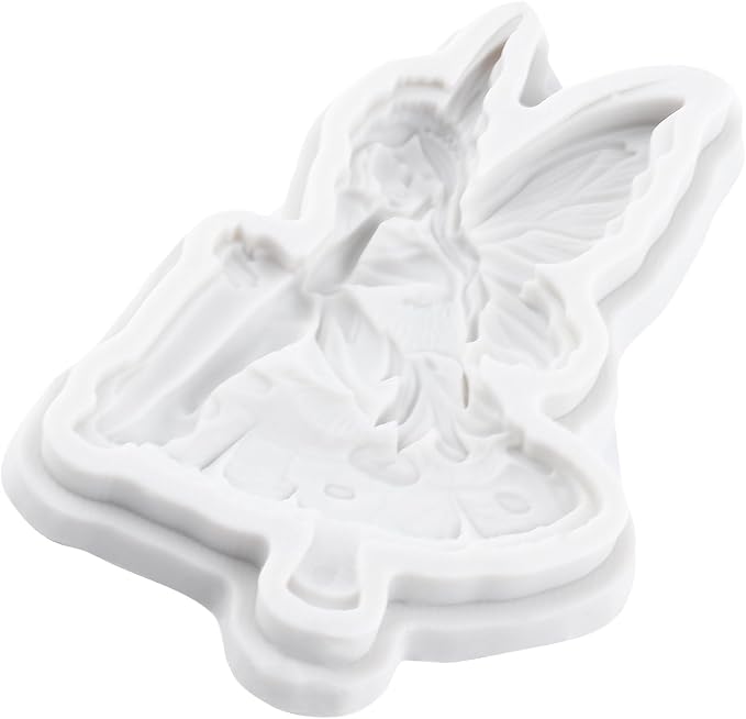 3D Fairy Polymer Clay Molds Flower Fairy Silicone Mold for DIY Crafts Epoxy Resin Casting Polymer Clay Tools Craft Air Dry Jewelry Making