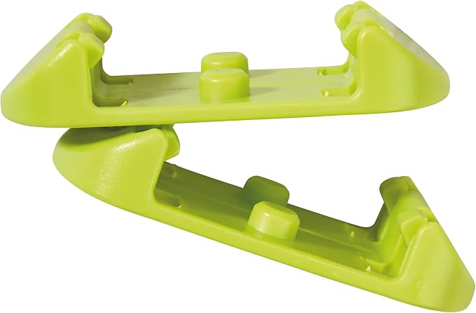 HABA Ball Run Building Set, Kullerbu 8 Piece Expansion Set, STEM Toys for 2-6 Year Olds, Floor Connectors for Flat Tracks, Marble Runs and Marble Maze