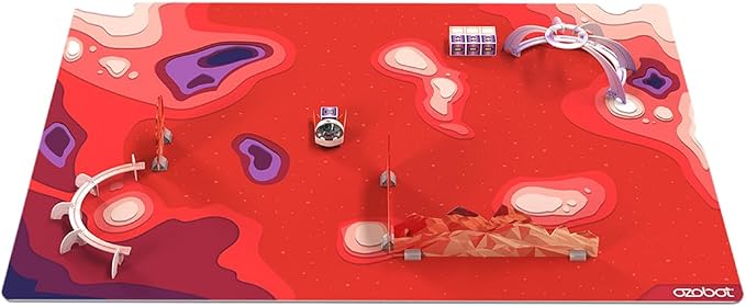 Ozobot Challenge Mat: Mission to Mars (Mission to Mars, 24 x 33)