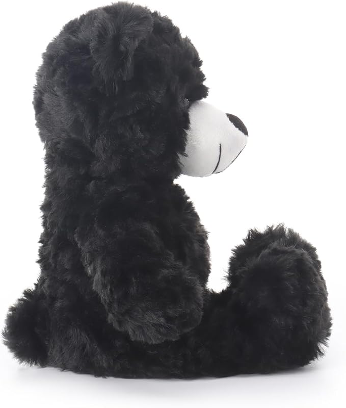 Apricot Lamb Black Flower Bear Stuffed Animals for Kids, Soft Cute Plush Toys for Baby Girl and Boy, 8 Inches