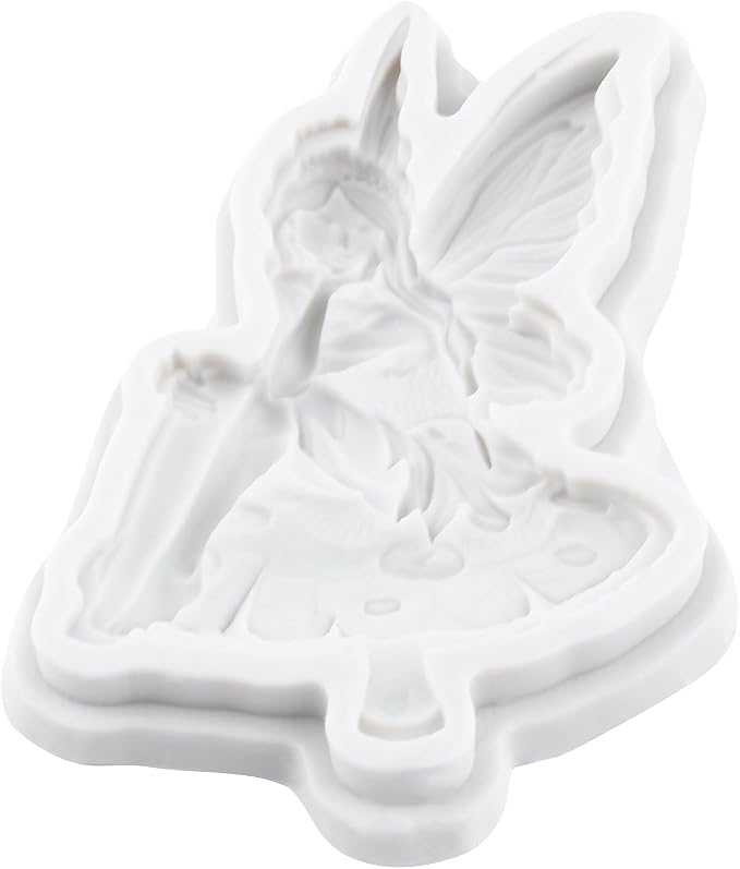 3D Fairy Polymer Clay Molds Flower Fairy Silicone Mold for DIY Crafts Epoxy Resin Casting Polymer Clay Tools Craft Air Dry Jewelry Making