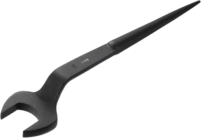 HARFINGTON Single Open End Spanner Wrench 1-7/8-inch 15 Degree Angle Single Open End SAE Construction Spanner Wrenches with 60°Offset Handle for Automotive Mechanical Maintenance
