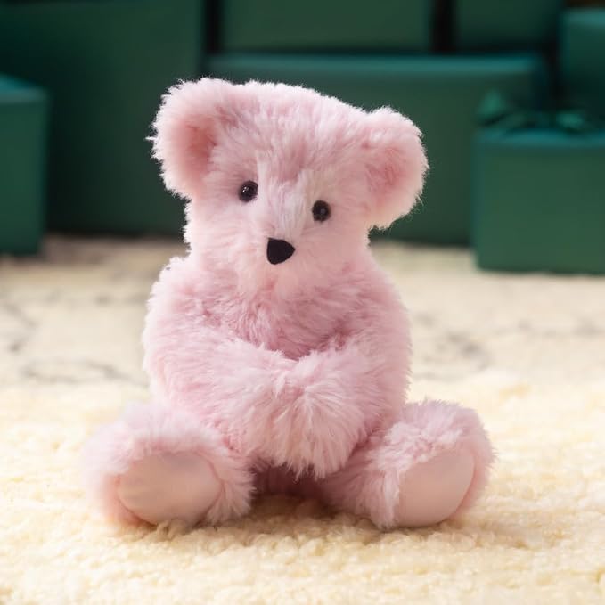 Vermont Teddy Bear Pink Teddy Bear Stuffed Animal | Baby Girl Plush with 100% Recycled Filling | 13 Inch | Super Soft Teddy Bear Collection