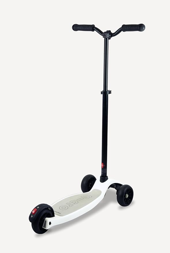 Micro Kickboard Reloaded Three-Wheel Scooter for Big Kids, Teens, & Adults – Lean-to-Steer Carving Ride, Adjustable T-Bar, Wide Wheels, Up to 220 lb, Ages 13+