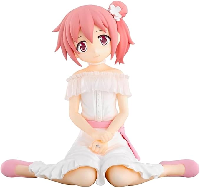 QAHEART Anime AkemiHomura Figure Madoka Kaname Action Figure Anime Girl Sitting Model Statue Figurine Ornaments