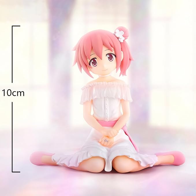 QAHEART Anime AkemiHomura Figure Madoka Kaname Action Figure Anime Girl Sitting Model Statue Figurine Ornaments