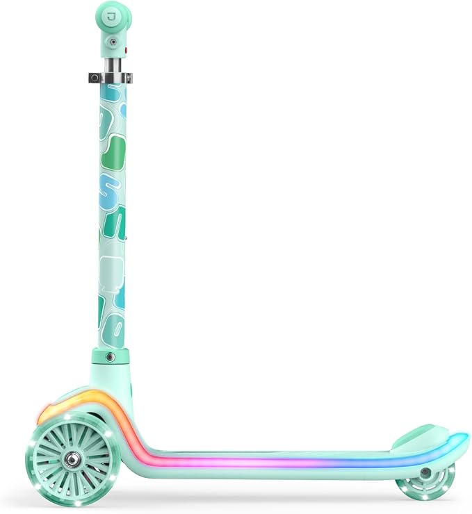 Jetson Twee 3-Wheel Light-Up Kick Scooter, Kids’ Scooter with LavaTech Deck Lights, Adjustable Handlebar Height, 4.7-Inch Wheels, Ages 3+