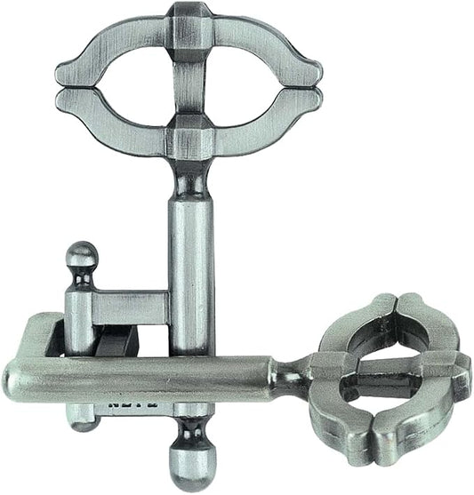 KEY II Hanayama Cast Metal Brain Teaser Puzzle (Level 2)