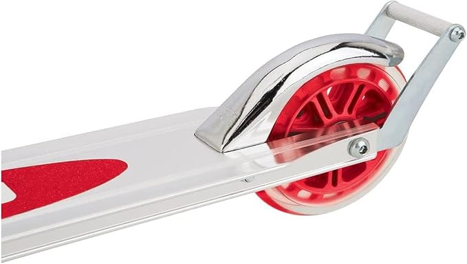 Razor A3 Kick Scooter for Kids Ages 5+ - Larger Wheels, Front Suspension, Wheelie Bar, Lightweight, Foldable, Aluminum Frame, and Adjustable Handlebars
