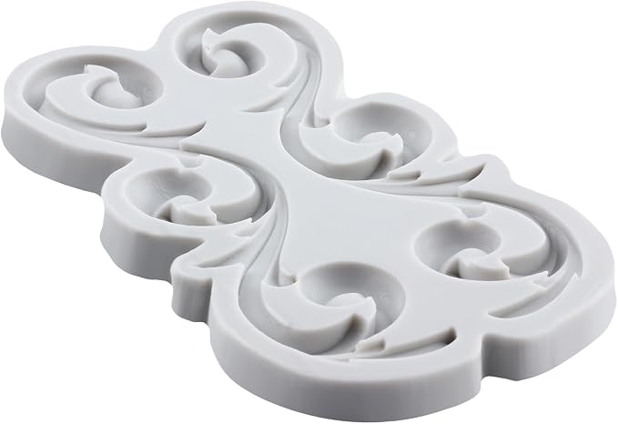 Baroque Relief Polymer Clay Mold Scroll Relief Lace Silicone Molds for DIY Craft Epoxy Resin Casting Polymer Clay Tools Crafts Air Dry Jewelry Making