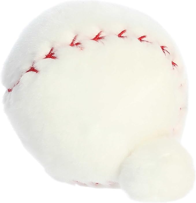 Aurora® Adorable Palm Pals™ Slugger Baseball™ Stuffed Animal - Pocket-Sized Play - Collectable Fun - White 5 Inches
