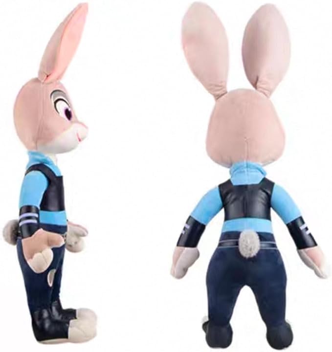 2 Pcs Judy Rabbit & Nick Fox Plush Toys Gifts for Friends Family Kids Christmas Halloween Chidlren Day Gifts