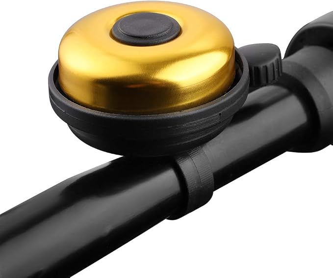 Accmor Classic Bike Bell, Aluminum Bicycle Bell, Loud Crisp Clear Sound Bicycle Bike Bell for Adults Kids